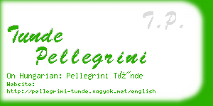 tunde pellegrini business card